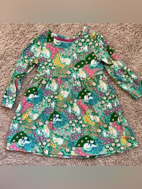 Mini Boden cat, dog, & bunny Spring Garden Dress
